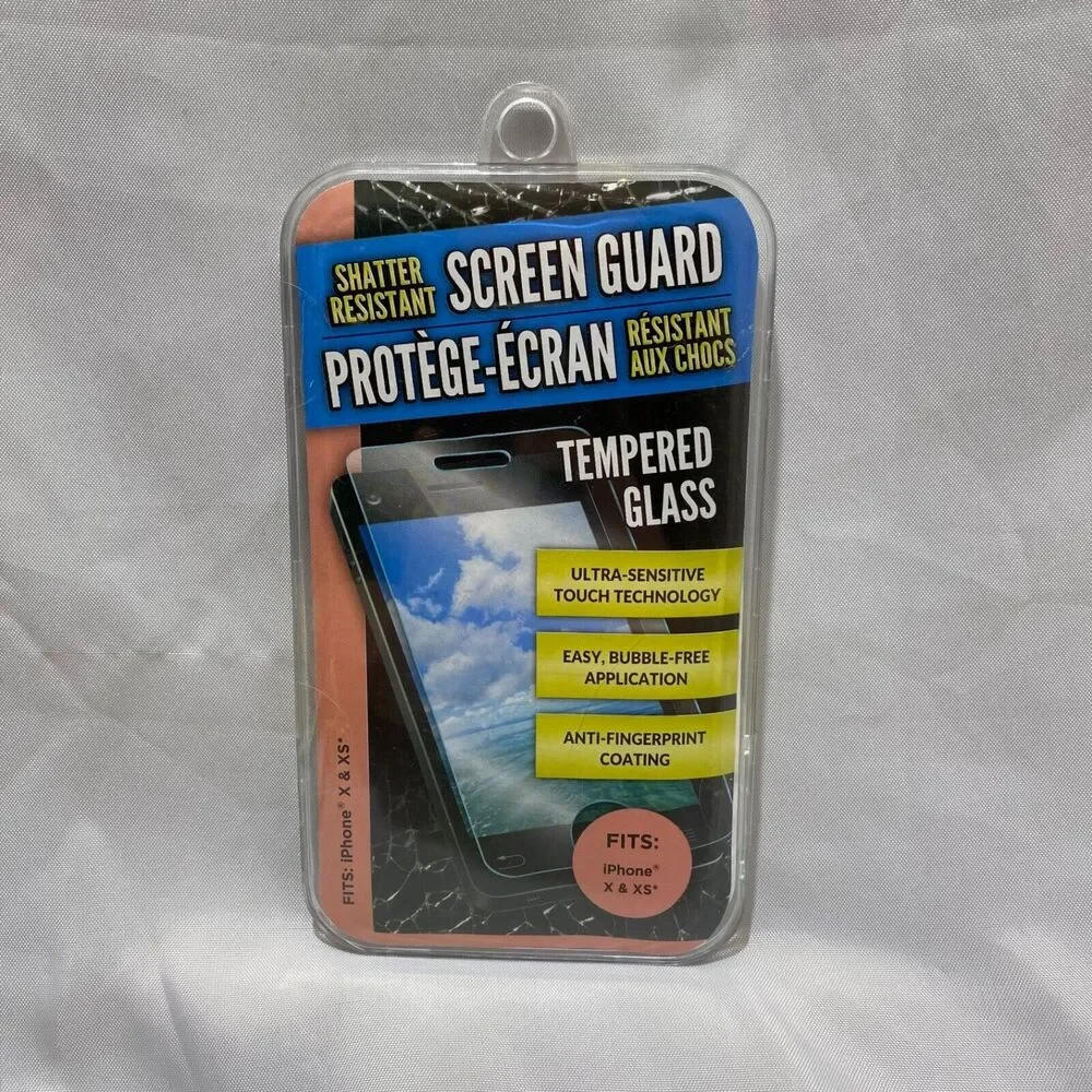 iPhone X and XS Shatter Resistant Tempered Glass Screen Protector